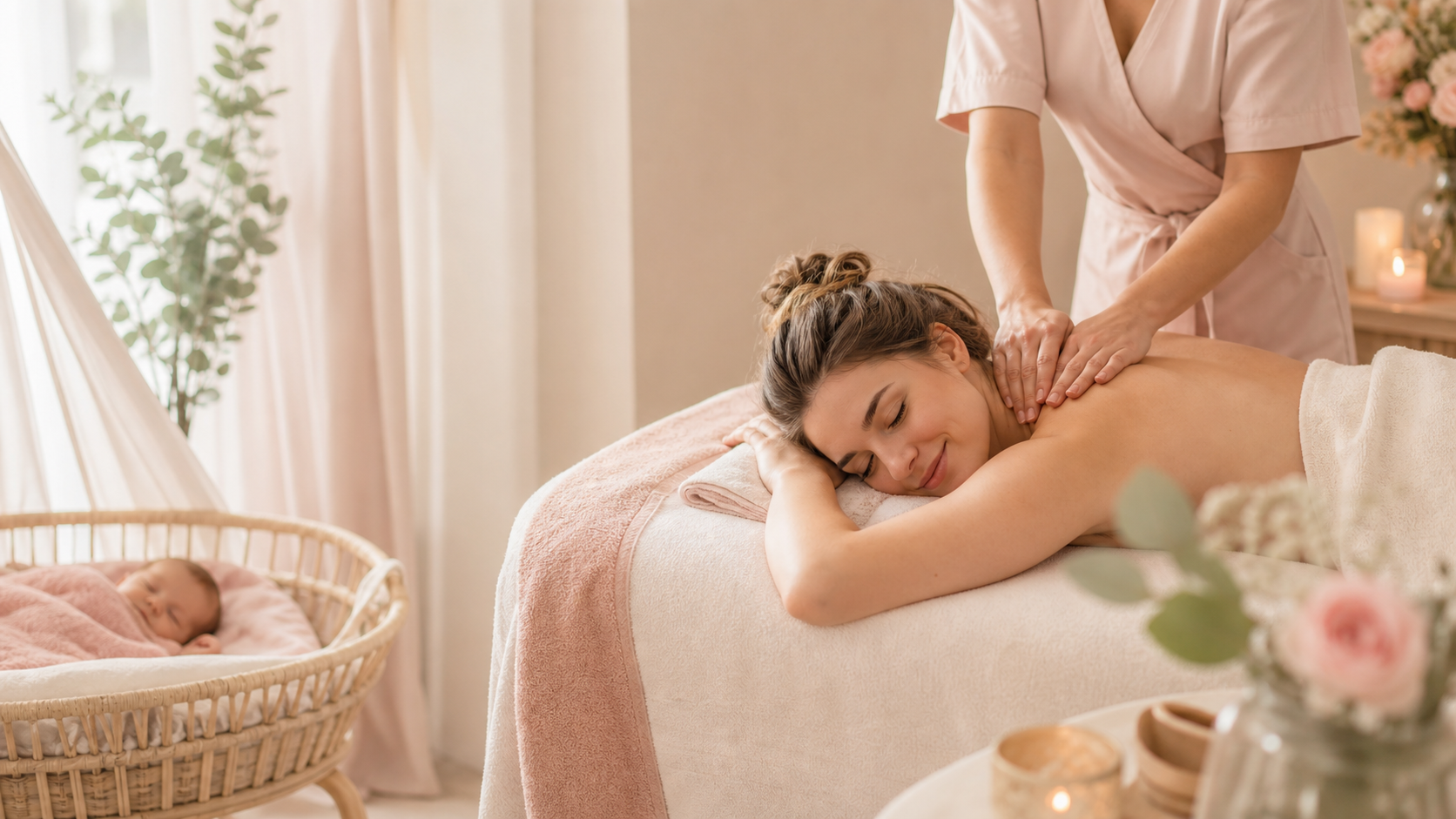Massage jeune maman